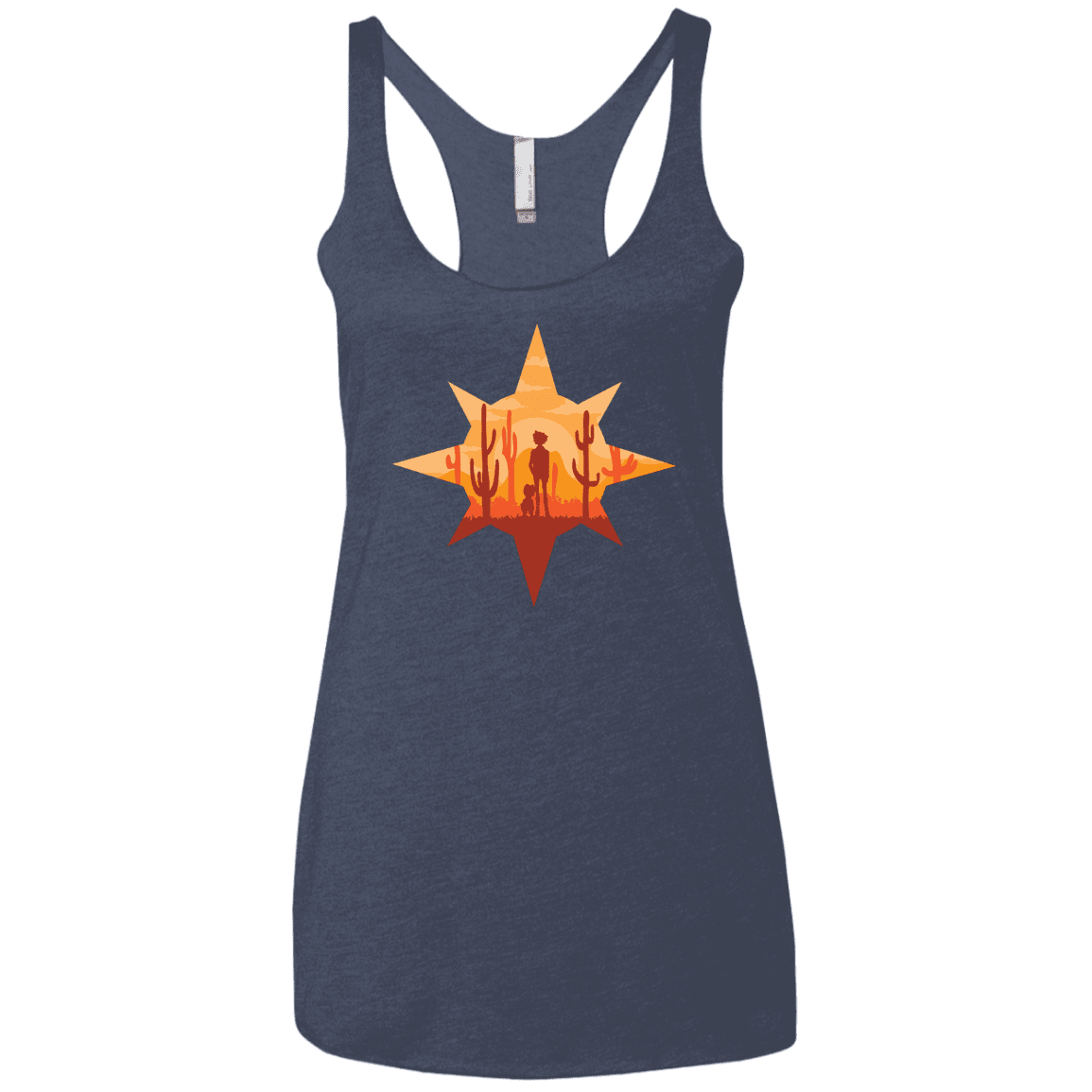 T-Shirts Vintage Navy / X-Small Courage Women's Triblend Racerback Tank