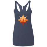 T-Shirts Vintage Navy / X-Small Courage Women's Triblend Racerback Tank