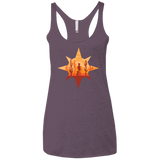 T-Shirts Vintage Purple / X-Small Courage Women's Triblend Racerback Tank