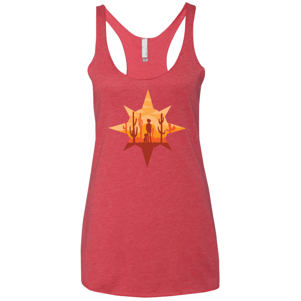 T-Shirts Vintage Red / X-Small Courage Women's Triblend Racerback Tank