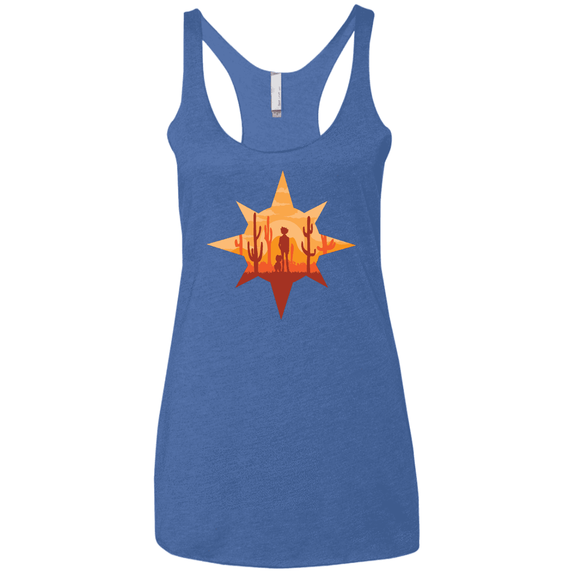 T-Shirts Vintage Royal / X-Small Courage Women's Triblend Racerback Tank