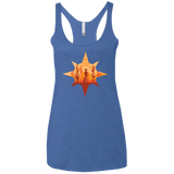 T-Shirts Vintage Royal / X-Small Courage Women's Triblend Racerback Tank