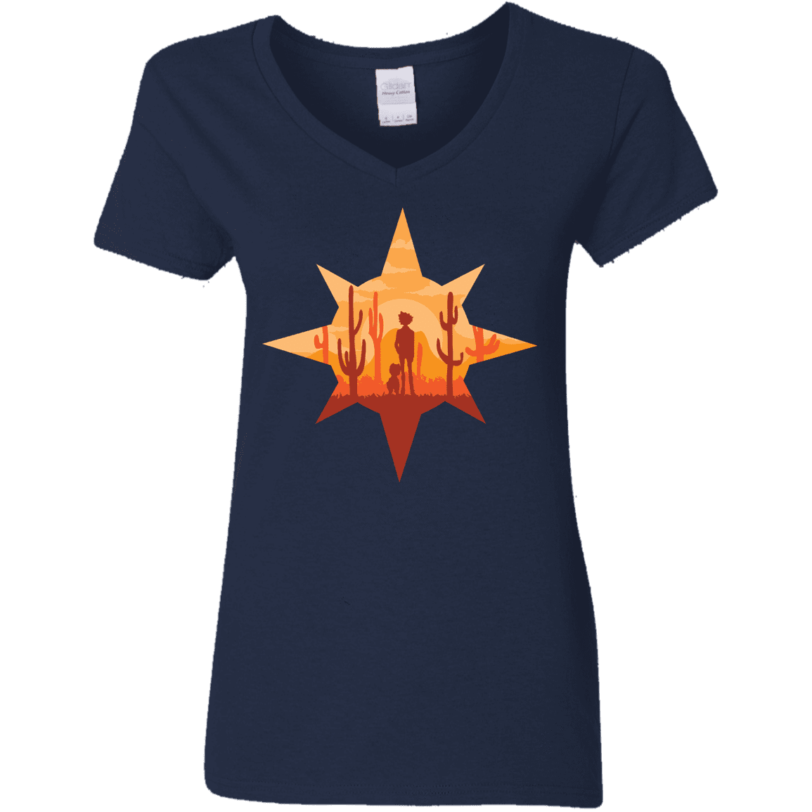 T-Shirts Navy / S Courage Women's V-Neck T-Shirt