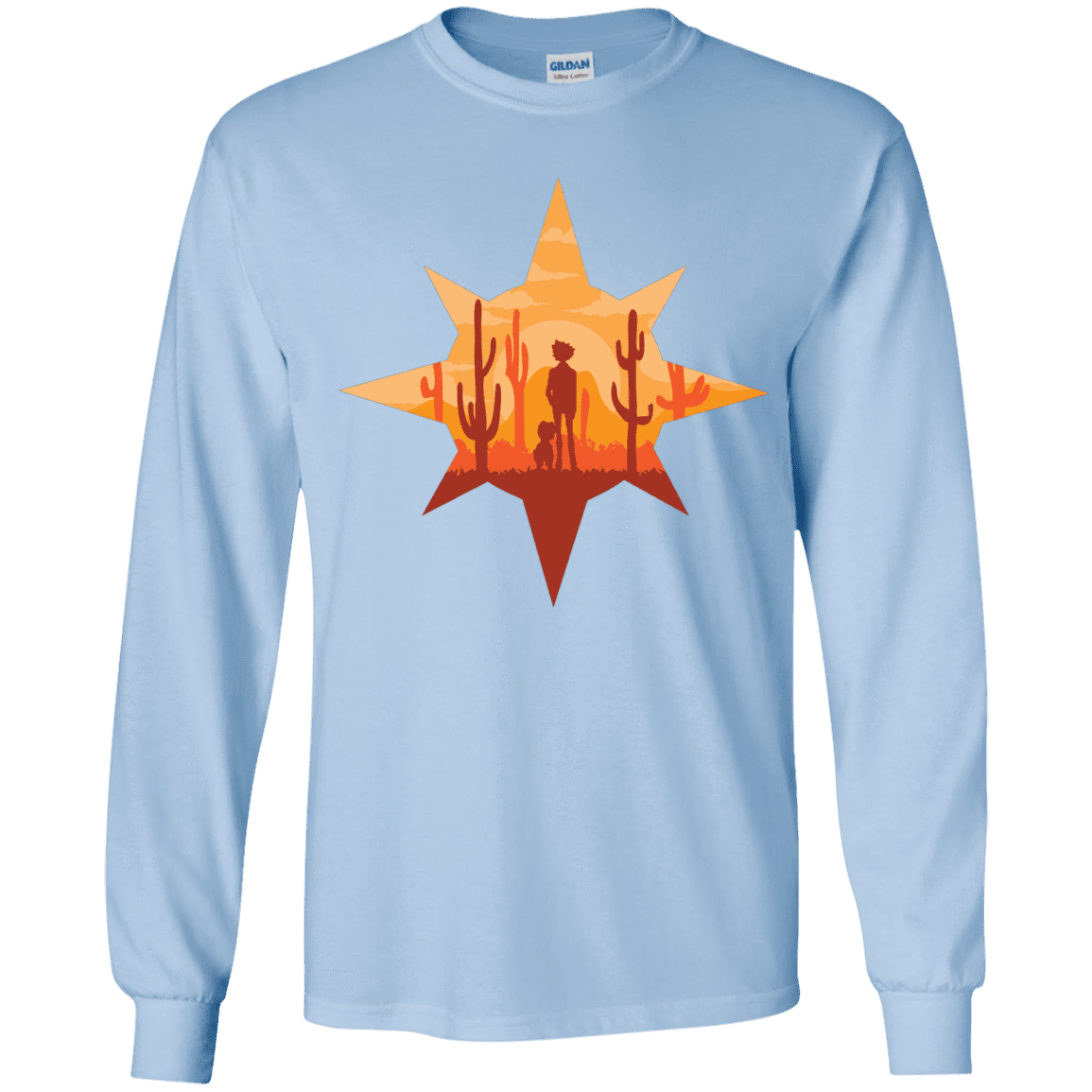 T-Shirts Light Blue / YS Courage Youth Long Sleeve T-Shirt