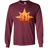 T-Shirts Maroon / YS Courage Youth Long Sleeve T-Shirt