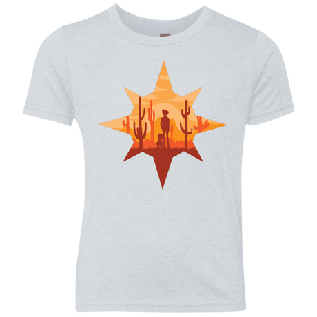 T-Shirts Heather White / YXS Courage Youth Triblend T-Shirt