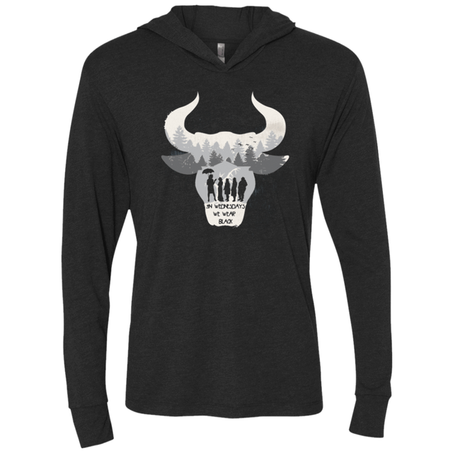 T-Shirts Vintage Black / X-Small Coven Triblend Long Sleeve Hoodie Tee