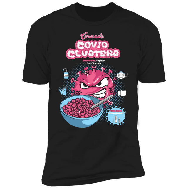 T-Shirts Black / X-Small Covid Clusters Men's Premium T-Shirt