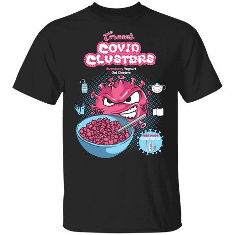 T-Shirts Black / YXS Covid Clusters Youth T-Shirt