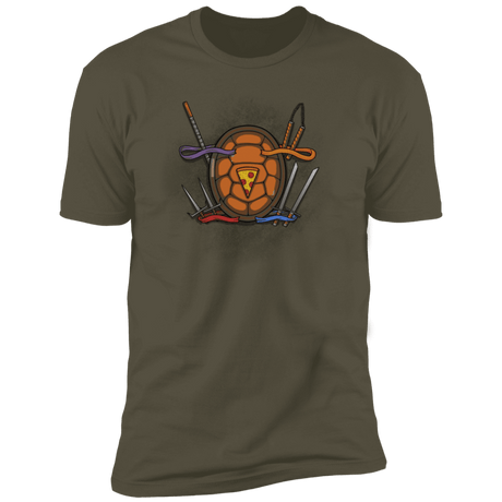 T-Shirts Military Green / S Cowabunga Men's Premium T-Shirt