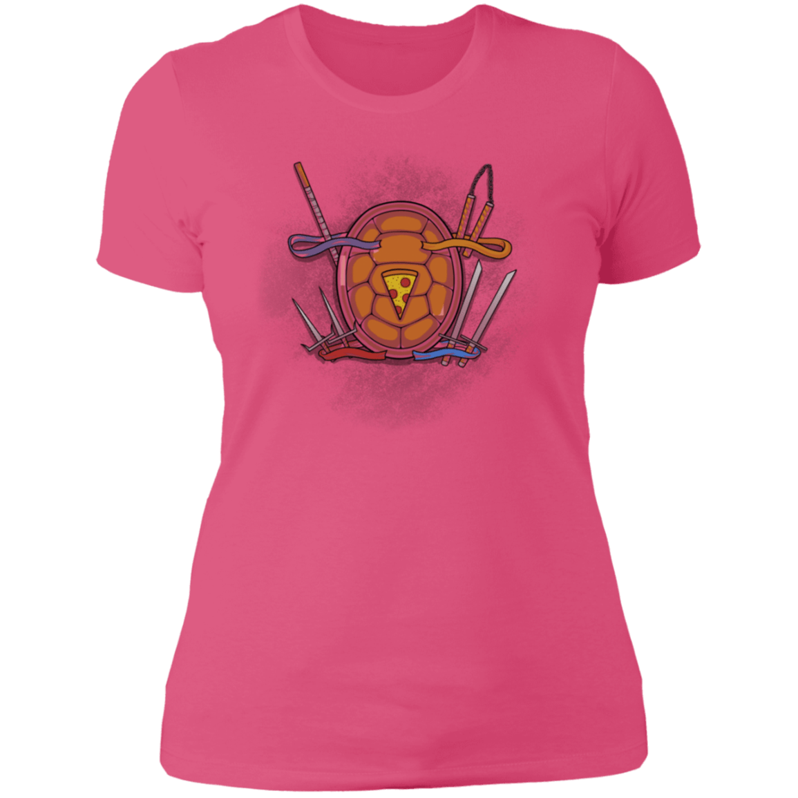 T-Shirts Hot Pink / S Cowabunga Women's Premium T-Shirt