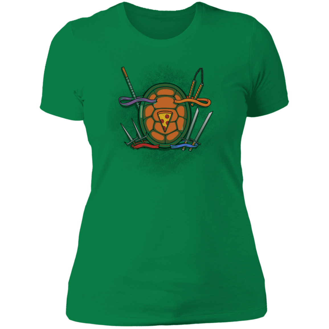 T-Shirts Kelly Green / S Cowabunga Women's Premium T-Shirt