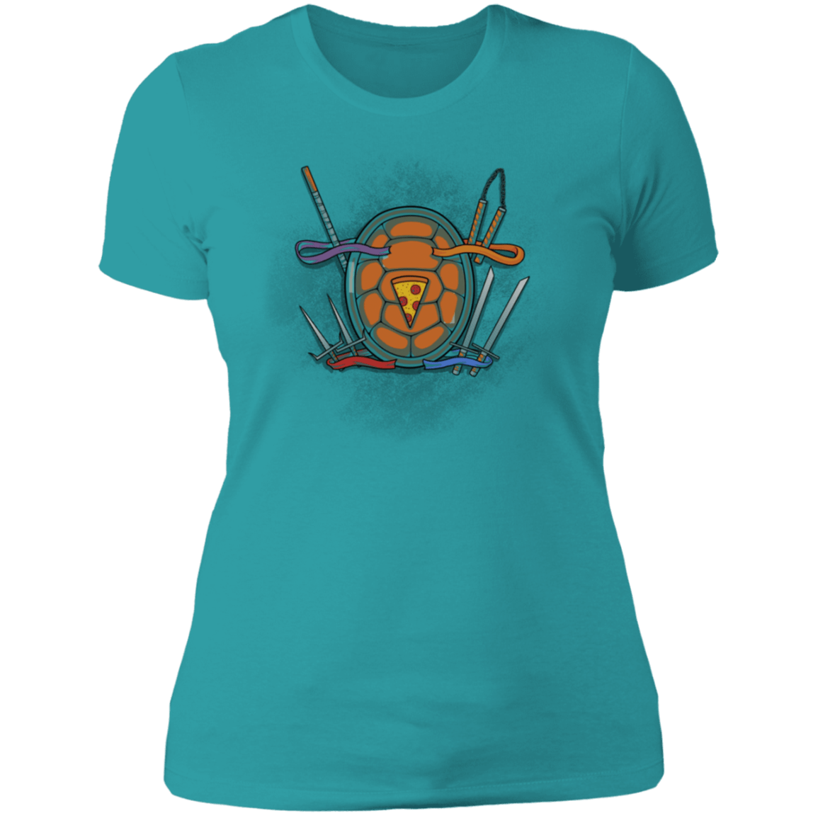 T-Shirts Tahiti Blue / S Cowabunga Women's Premium T-Shirt