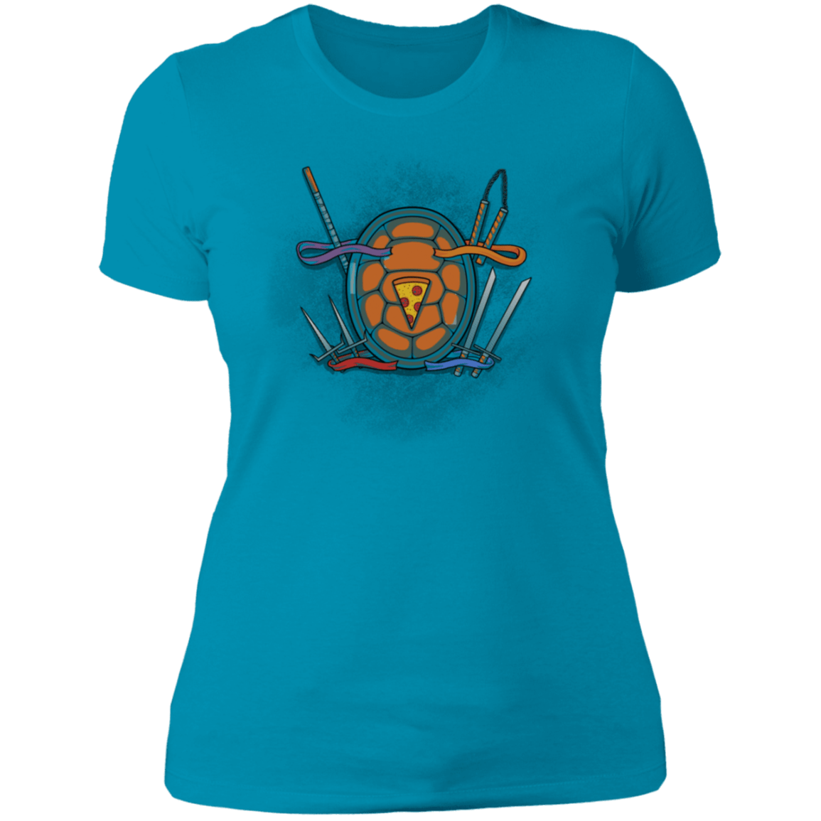 T-Shirts Turquoise / S Cowabunga Women's Premium T-Shirt