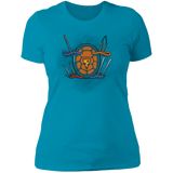 T-Shirts Turquoise / S Cowabunga Women's Premium T-Shirt