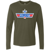 T-Shirts Military Green / S Cowboy Bebop Men's Premium Long Sleeve