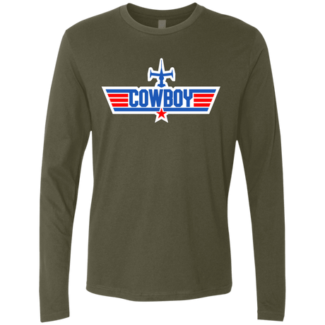 T-Shirts Military Green / S Cowboy Bebop Men's Premium Long Sleeve