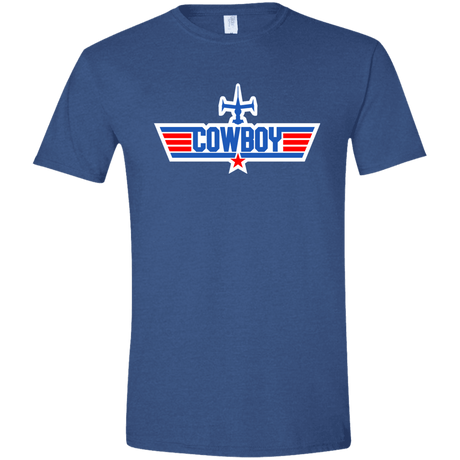 T-Shirts Heather Royal / X-Small Cowboy Bebop Men's Semi-Fitted Softstyle