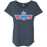 T-Shirts Indigo / X-Small Cowboy Bebop Triblend Dolman Sleeve