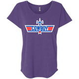 T-Shirts Purple Rush / X-Small Cowboy Bebop Triblend Dolman Sleeve