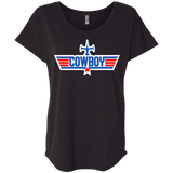 T-Shirts Vintage Black / X-Small Cowboy Bebop Triblend Dolman Sleeve