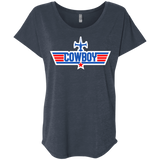 T-Shirts Vintage Navy / X-Small Cowboy Bebop Triblend Dolman Sleeve