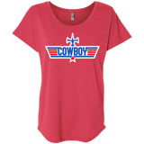 T-Shirts Vintage Red / X-Small Cowboy Bebop Triblend Dolman Sleeve