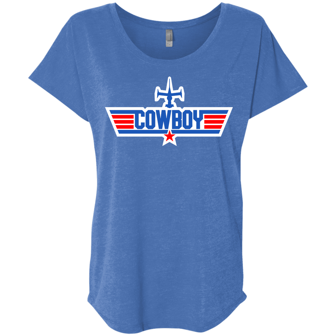 T-Shirts Vintage Royal / X-Small Cowboy Bebop Triblend Dolman Sleeve