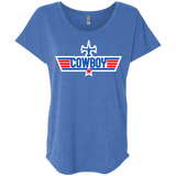 T-Shirts Vintage Royal / X-Small Cowboy Bebop Triblend Dolman Sleeve