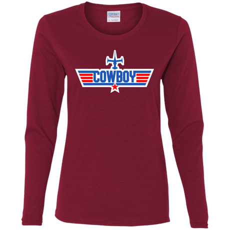 T-Shirts Cardinal / S Cowboy Bebop Women's Long Sleeve T-Shirt