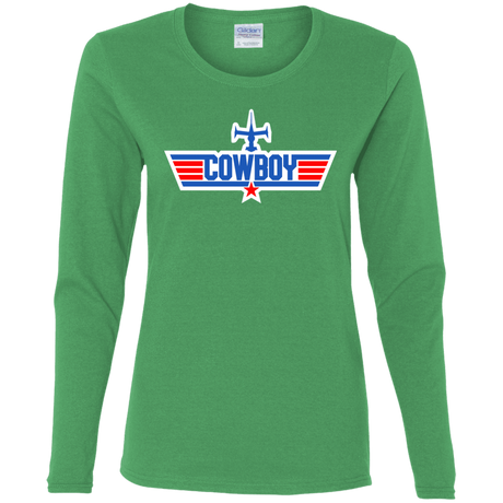 T-Shirts Irish Green / S Cowboy Bebop Women's Long Sleeve T-Shirt