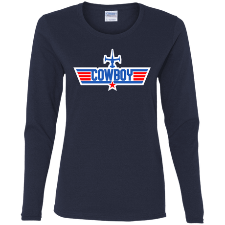 T-Shirts Navy / S Cowboy Bebop Women's Long Sleeve T-Shirt