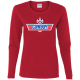T-Shirts Red / S Cowboy Bebop Women's Long Sleeve T-Shirt
