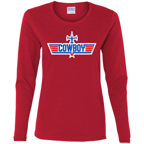 T-Shirts Red / S Cowboy Bebop Women's Long Sleeve T-Shirt