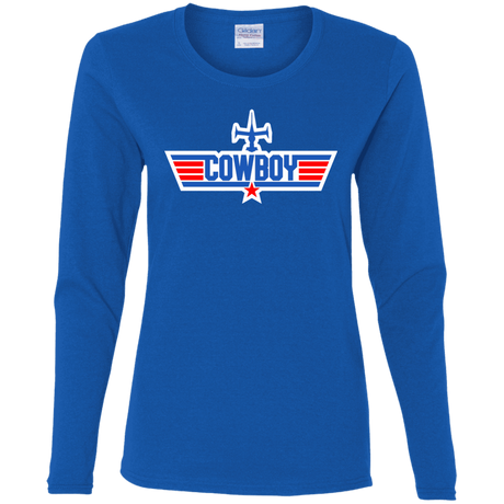 T-Shirts Royal / S Cowboy Bebop Women's Long Sleeve T-Shirt