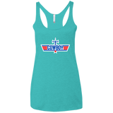 T-Shirts Tahiti Blue / X-Small Cowboy Bebop Women's Triblend Racerback Tank