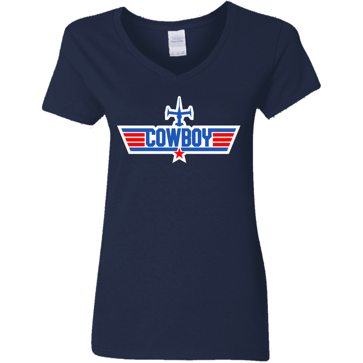 T-Shirts Navy / S Cowboy Bebop Women's V-Neck T-Shirt