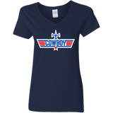 T-Shirts Navy / S Cowboy Bebop Women's V-Neck T-Shirt