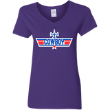 T-Shirts Purple / S Cowboy Bebop Women's V-Neck T-Shirt