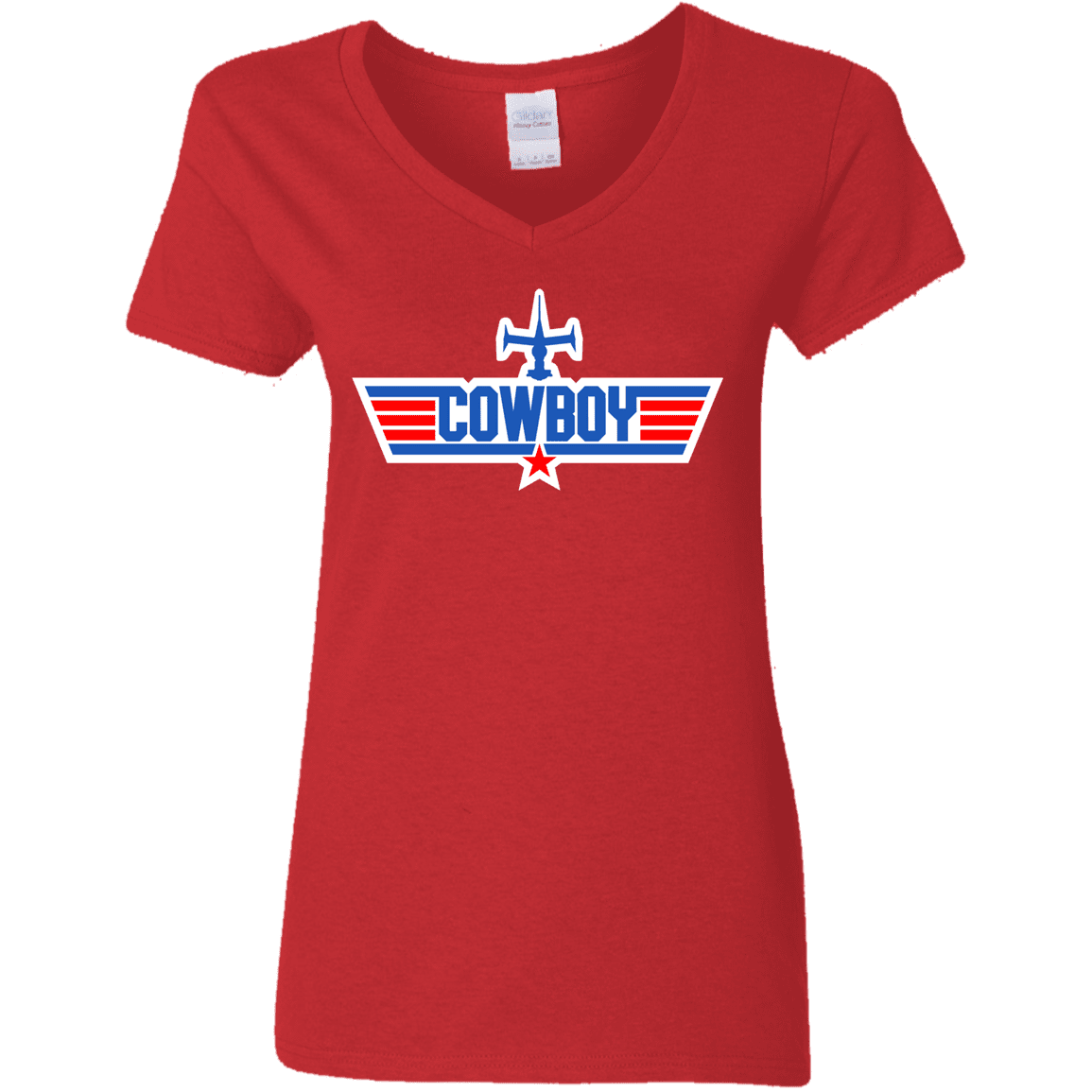 T-Shirts Red / S Cowboy Bebop Women's V-Neck T-Shirt