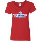 T-Shirts Red / S Cowboy Bebop Women's V-Neck T-Shirt