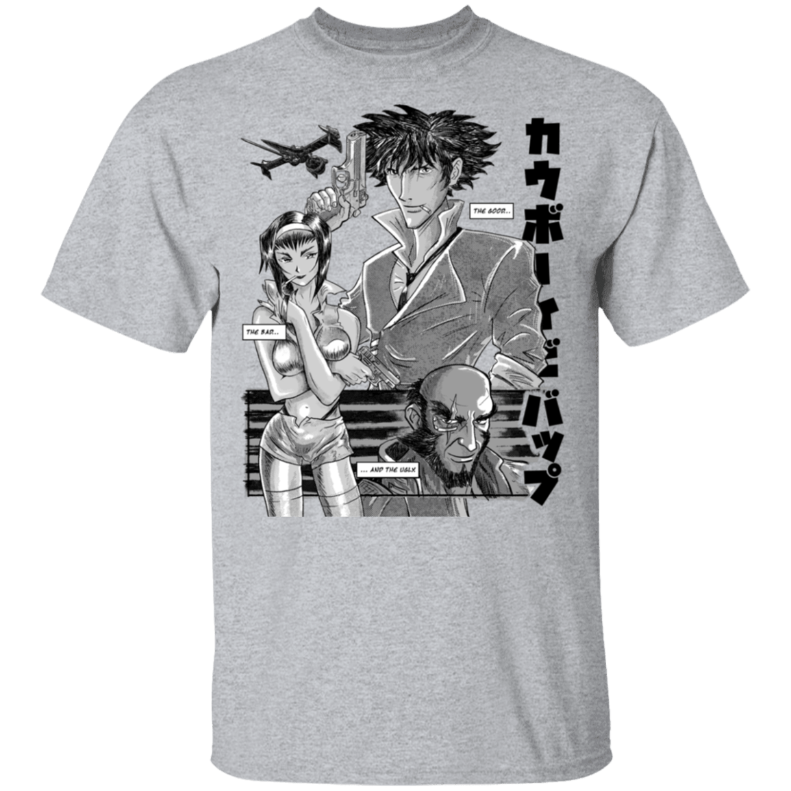 T-Shirts Sport Grey / YXS Cowboy Bebop Youth T-Shirt