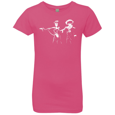 T-Shirts Hot Pink / YXS Cowboy Fiction Girls Premium T-Shirt