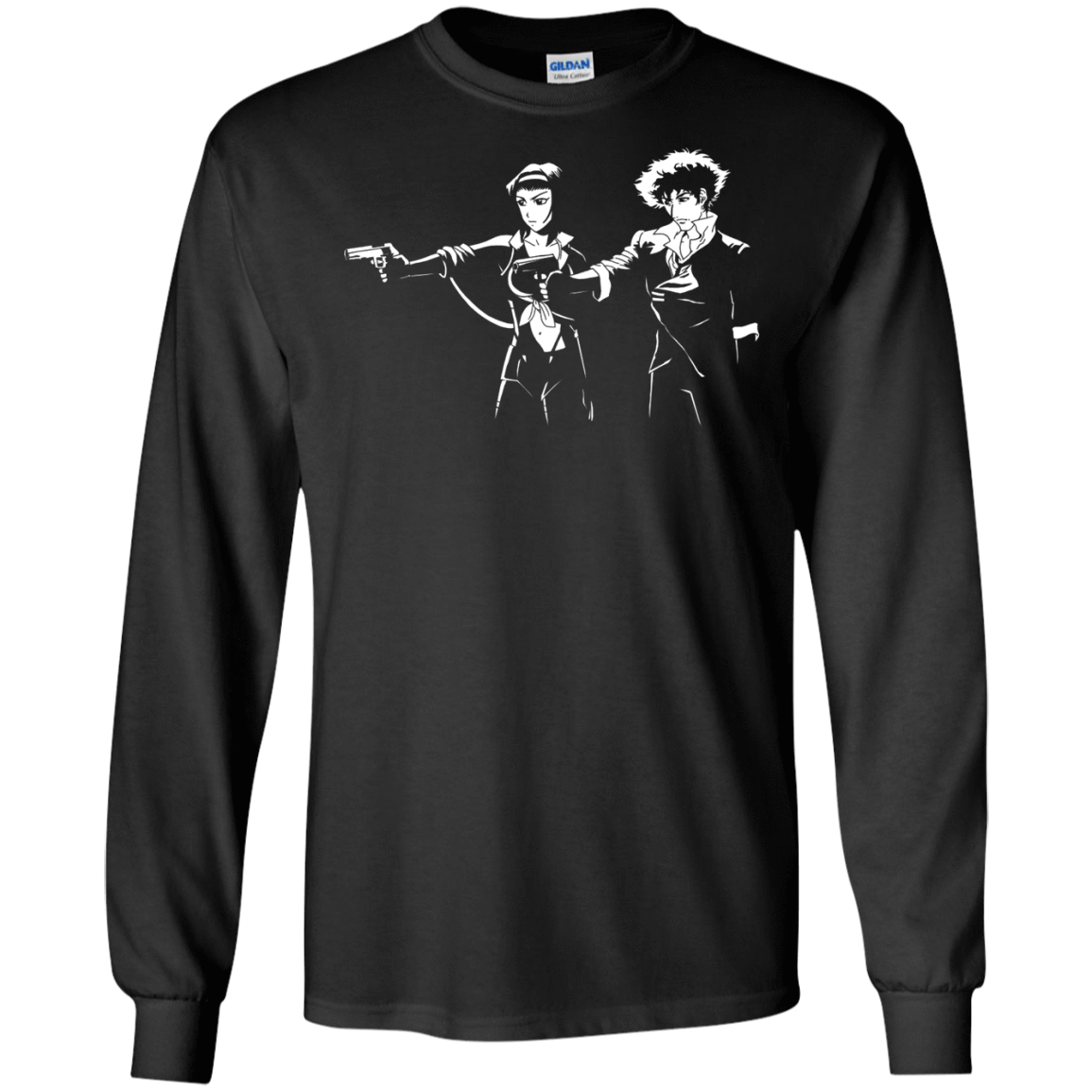 T-Shirts Black / S Cowboy Fiction Men's Long Sleeve T-Shirt