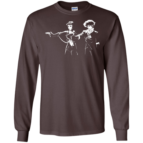 T-Shirts Dark Chocolate / S Cowboy Fiction Men's Long Sleeve T-Shirt