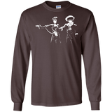 T-Shirts Dark Chocolate / S Cowboy Fiction Men's Long Sleeve T-Shirt