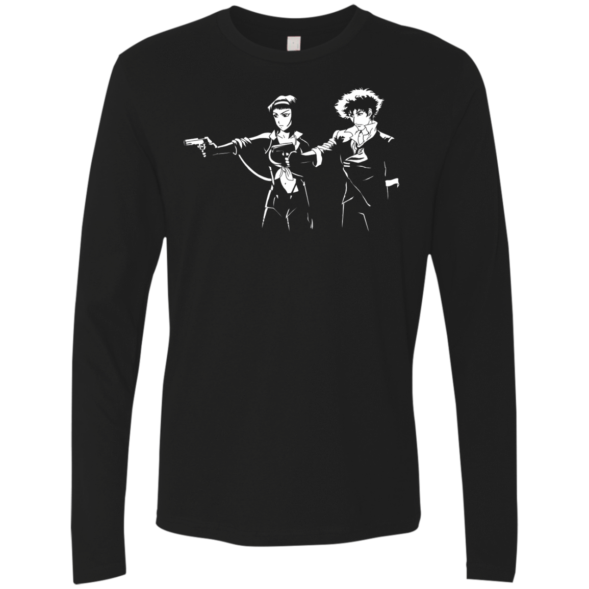 T-Shirts Black / S Cowboy Fiction Men's Premium Long Sleeve