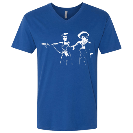 T-Shirts Royal / X-Small Cowboy Fiction Men's Premium V-Neck