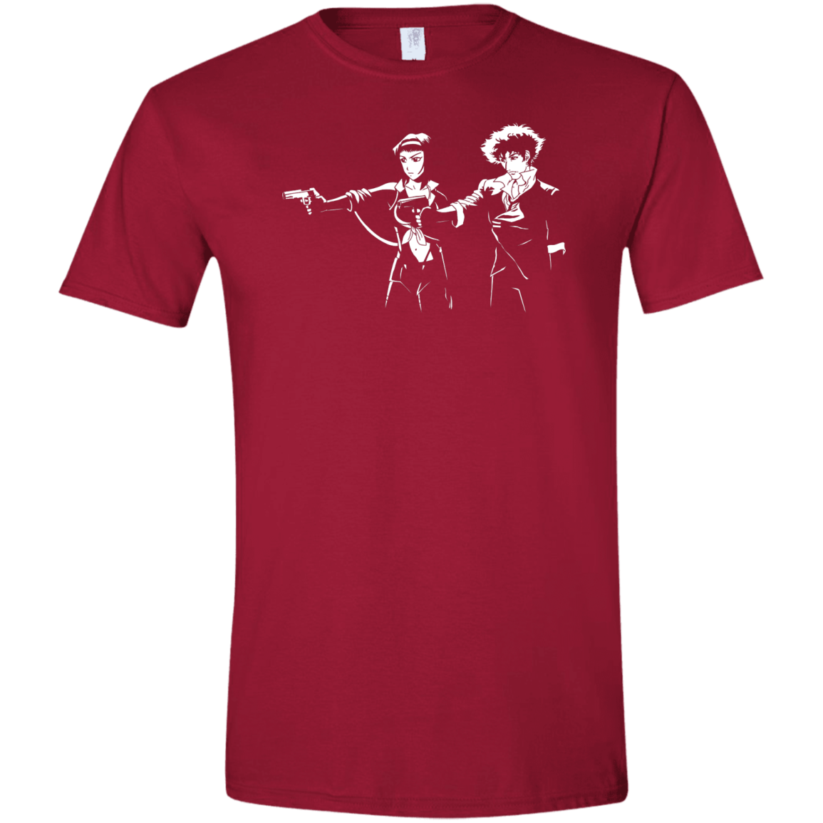 T-Shirts Cardinal Red / S Cowboy Fiction Men's Semi-Fitted Softstyle
