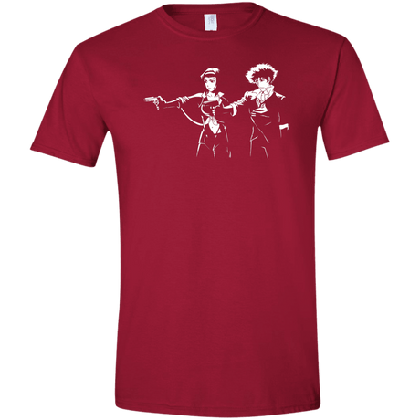 T-Shirts Cardinal Red / S Cowboy Fiction Men's Semi-Fitted Softstyle